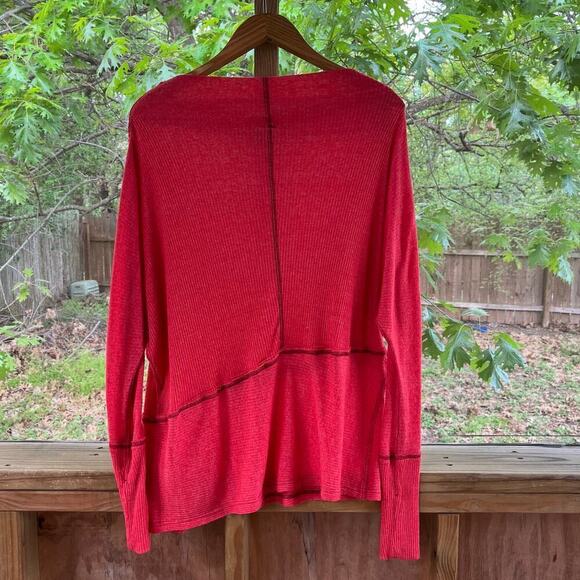 Free People We The Free Londontown Thermal Top Size S - Picture 2 of 7